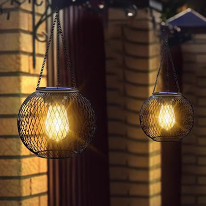 🎅Christmas Sale: 50% Off-💡🌟Retro Metal Solar Lanterns