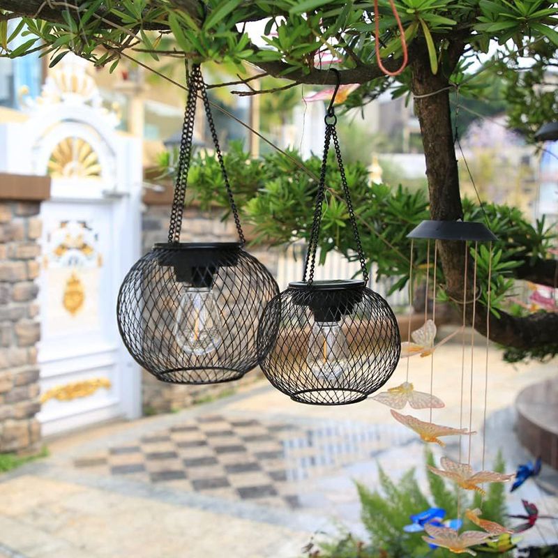🎅Christmas Sale: 50% Off-💡🌟Retro Metal Solar Lanterns