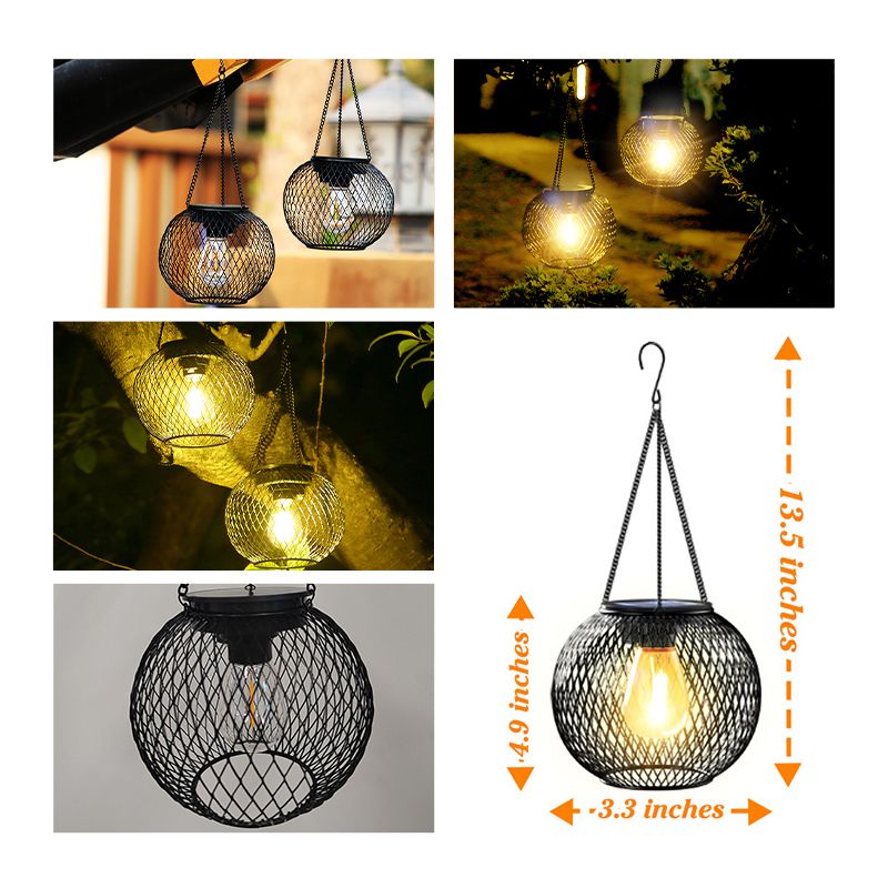 🎅Christmas Sale: 50% Off-💡🌟Retro Metal Solar Lanterns