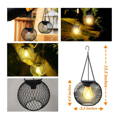 🎅Christmas Sale: 50% Off-💡🌟Retro Metal Solar Lanterns