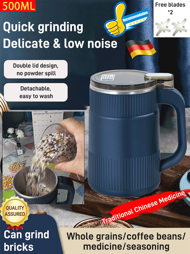 🍵Time-limited Special⏰Large Capacity Electric High Speed Crushing and Grinding Cup 🫘