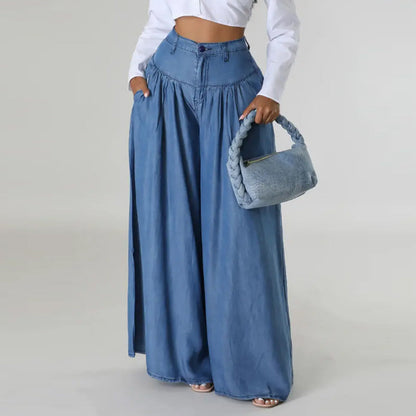 🌸NEW HOT SALE✨ Women's High-Waisted Wide-Leg Pants – Chic & Effortless Elegance! 💃