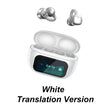 🔥2025 HOT SALE🔥🎧Ear Clip-on Smart Color Screen Intelligent Translation Headset🎧
