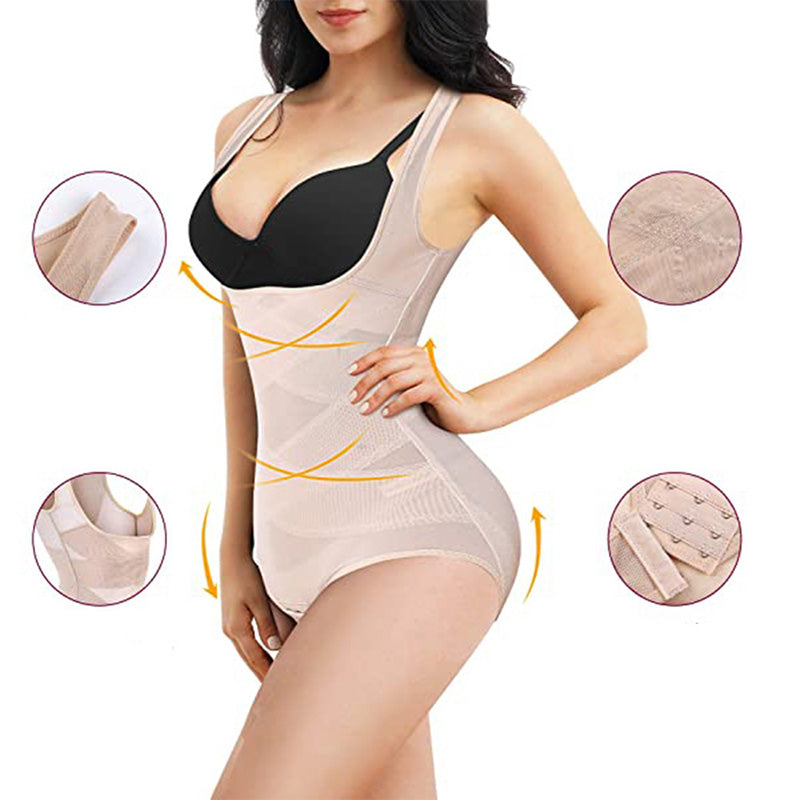 🎁Hot Sale 49% OFF⏳💕Women's Lightweight Mesh Yoga Bodysuit Shaper💎