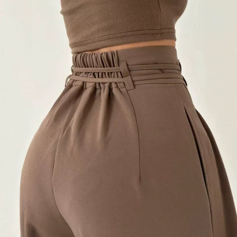 🌸NEW HOT SALE✨ Elegant & Comfy! 🌟 High-Waist Straight-Leg Pants – Perfect Fit for Every Occasion! 💃