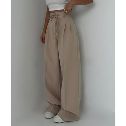 🌸NEW HOT SALE✨ Elegant & Comfy! 🌟 High-Waist Straight-Leg Pants – Perfect Fit for Every Occasion! 💃
