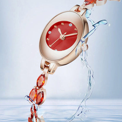 ✨2025 New Design🎀⌚Women's Colored Zircon Bracelet Watch