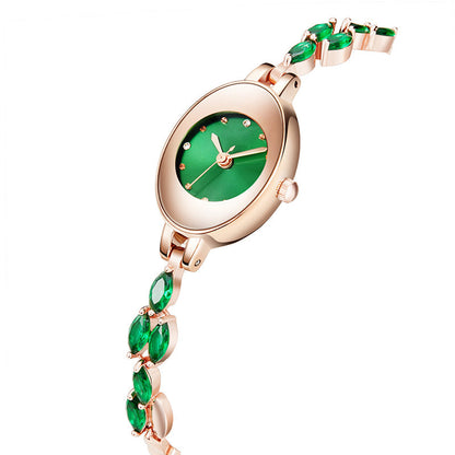 ✨2025 New Design🎀⌚Women's Colored Zircon Bracelet Watch