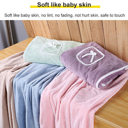 🔥A Perfect Gift For Women🔥Women's Solid Color Coral Fleece Bathrobe