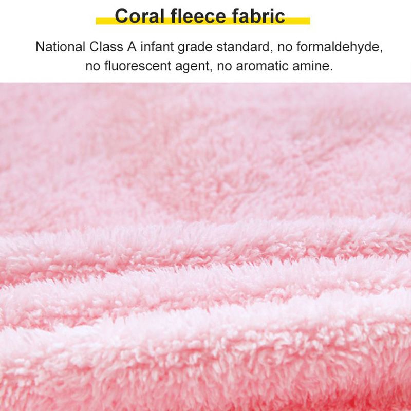 🔥A Perfect Gift For Women🔥Women's Solid Color Coral Fleece Bathrobe