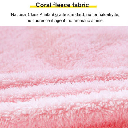 🔥A Perfect Gift For Women🔥Women's Solid Color Coral Fleece Bathrobe