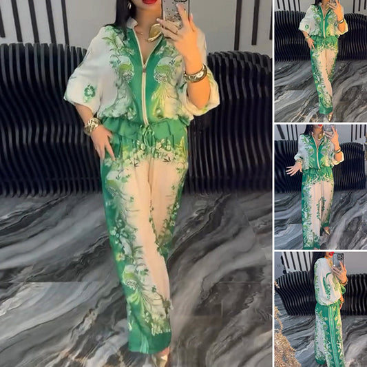 ✨Hot Sale 49% Off🌸Women’s Elegant Zip-Up Two-Piece Set