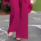 📢2026 Hot Sale 50% off⏰Charming Irregular Top & Wide Leg Pants Set