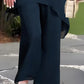 📢2026 Hot Sale 50% off⏰Charming Irregular Top & Wide Leg Pants Set
