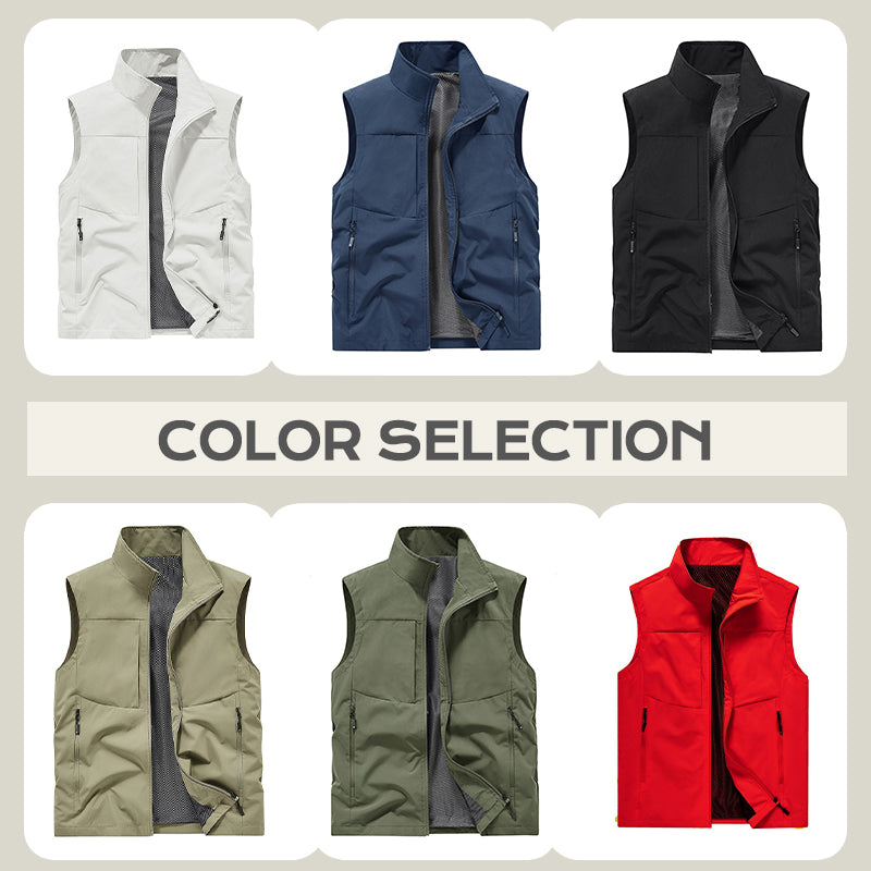 🔥NEW HOT SALE💥Men's Comfortable Quick-Dry Vest with Pockets