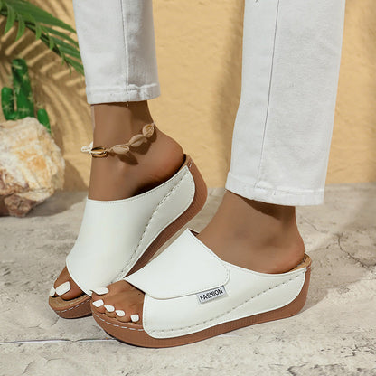 🔥 Hot Sales  50% OFF 🔥Women's Casual Wedge Slide Sandals