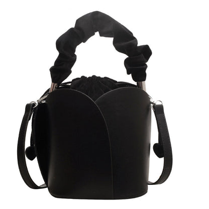 🎁Hot sale 49% OFF✨ Handmade PU Leather Drawstring Bucket Bag – Stylish & Versatile! 👜