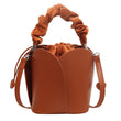 🎁Hot sale 49% OFF✨ Handmade PU Leather Drawstring Bucket Bag – Stylish & Versatile! 👜