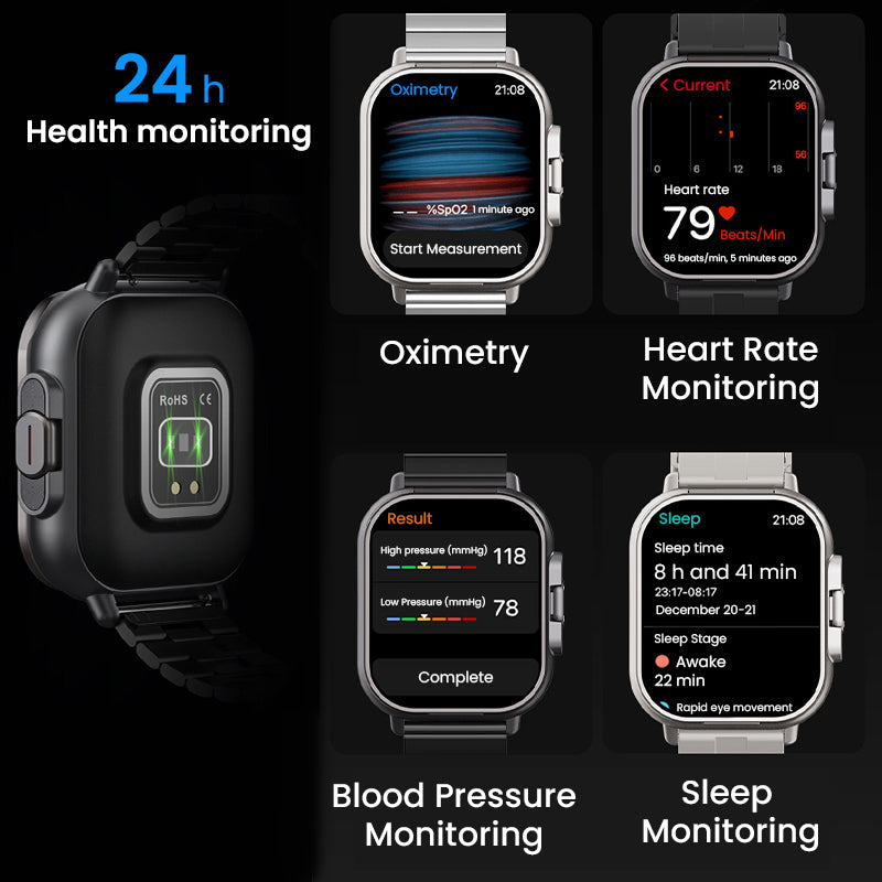 🔥2025 New Hot Sale🔥 2-in-1 Bluetooth Earphones Smartwatch ✈️ Free Shipping