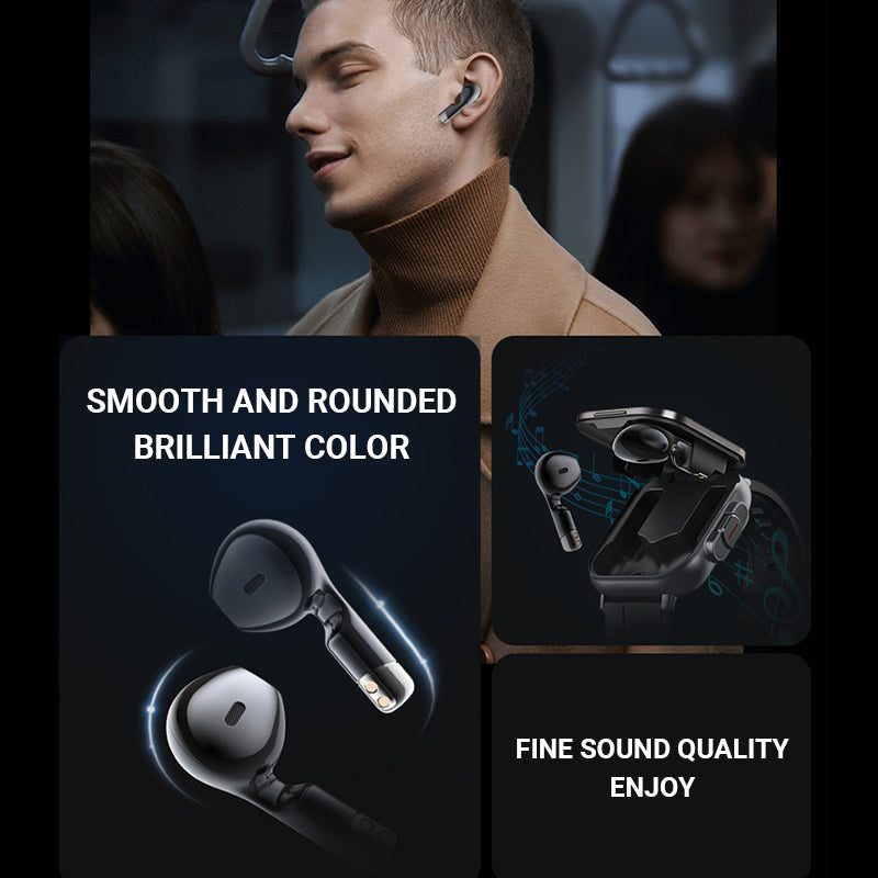 🔥2025 New Hot Sale🔥 2-in-1 Bluetooth Earphones Smartwatch ✈️ Free Shipping