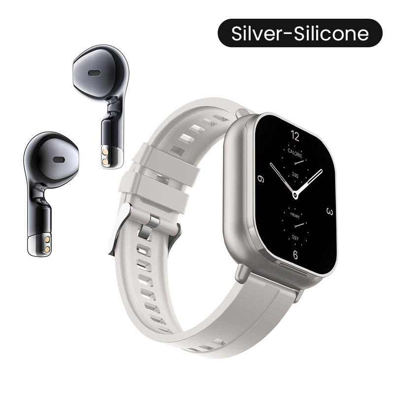 🔥2025 New Hot Sale🔥 2-in-1 Bluetooth Earphones Smartwatch ✈️ Free Shipping