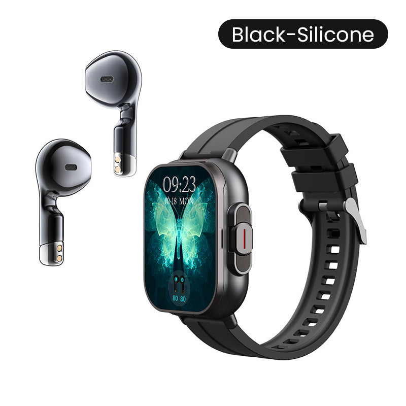 🔥2025 New Hot Sale🔥 2-in-1 Bluetooth Earphones Smartwatch ✈️ Free Shipping