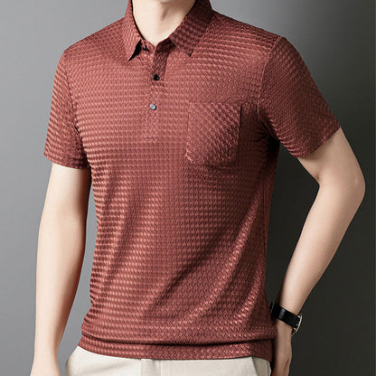 🎉Men's Textured Short Sleeve Shirt🎉 - Buy 2 Get Free Shipping
