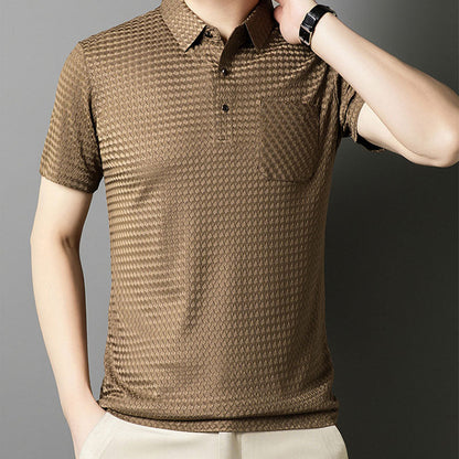 🎉Men's Textured Short Sleeve Shirt🎉 - Buy 2 Get Free Shipping
