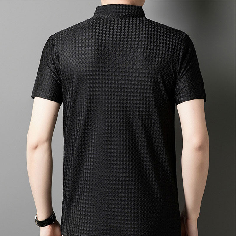 🎉Men's Textured Short Sleeve Shirt🎉 - Buy 2 Get Free Shipping
