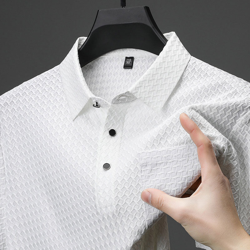 🎉Men's Textured Short Sleeve Shirt🎉 - Buy 2 Get Free Shipping