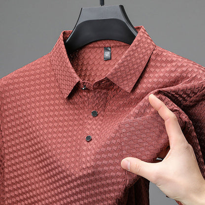 🎉Men's Textured Short Sleeve Shirt🎉 - Buy 2 Get Free Shipping