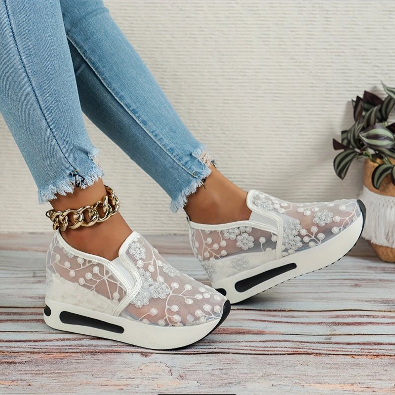 ✨Hot Sale 49% Off🌸Women's Casual Mesh Breathable Thick Sole Shoes