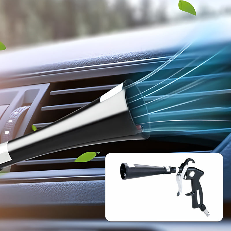 🔥Hot Sale🔥Air Blow Gun Car Interior Cleaning Gun High Pressure Car Detailing Cleaning Tool with Nozzle and Auto Detailing Dusting Brush✈️Free Shipping