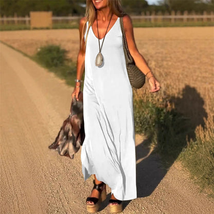 ✨Early Summer New✨Women's V-Neck Maxi Cami Dress