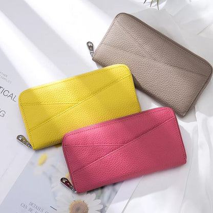 🔥Exclusive 2025 Luxury Sale✨RFID Blocking Anti-Theft PU Leather Wallet – Secure & Stylish! 🛡️💼