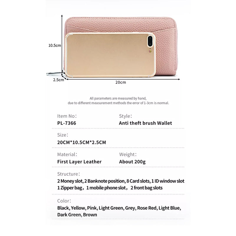 🔥Exclusive 2025 Luxury Sale✨RFID Blocking Anti-Theft PU Leather Wallet – Secure & Stylish! 🛡️💼
