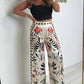 ✨Hot Sale 49% Off🌸Women's Printed Satin Wide Leg Pants