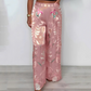 ✨Hot Sale 49% Off🌸Women's Printed Satin Wide Leg Pants