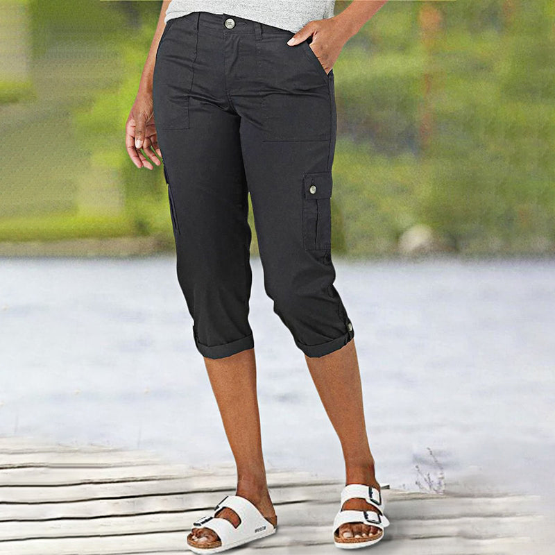 ⏳Time-Limited Special⏰Women's High Elasticity Multi-pocket Casual Shorts