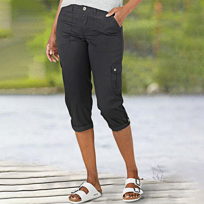 ⏳Time-Limited Special⏰Women's High Elasticity Multi-pocket Casual Shorts