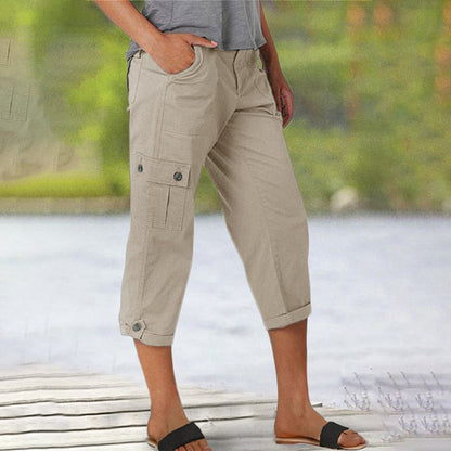 ⏳Time-Limited Special⏰Women's High Elasticity Multi-pocket Casual Shorts