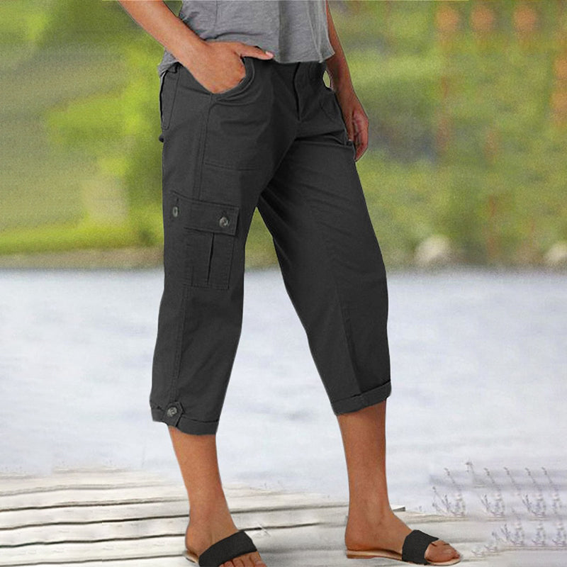 ⏳Time-Limited Special⏰Women's High Elasticity Multi-pocket Casual Shorts
