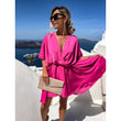 ✨Hot Sale 49% Off🌸Women's Fluttering Loose Waist Irregular Hem Dresses
