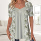 ✨Hot Sale 49% Off🌸Women's Irregular Floral Patchwork Top