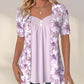 ✨Hot Sale 49% Off🌸Women's Irregular Floral Patchwork Top