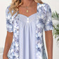 ✨Hot Sale 49% Off🌸Women's Irregular Floral Patchwork Top