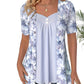 ✨Hot Sale 49% Off🌸Women's Irregular Floral Patchwork Top