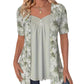 ✨Hot Sale 49% Off🌸Women's Irregular Floral Patchwork Top