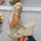 ✨Hot Sale 49% Off🌸Women's Luxury Rhinestone Non-slip Wedge Sandals