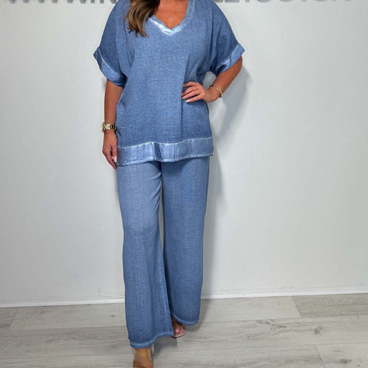 💗Limited Time Half Price Offer💗Casual V-Neck 2-Piece Set